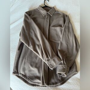 Tna Fleece Button-Up NWOT